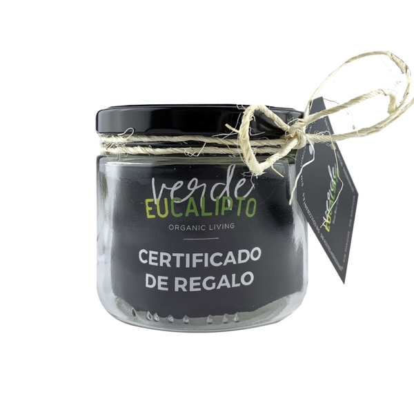 Verde Eucalipto Certificado de Regalo